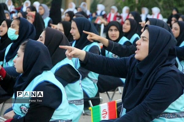 مراسم اختتامیه اردوی قطبی دختران اعضای سازمان دانش‌آموزی -اردوگاه دماوند
