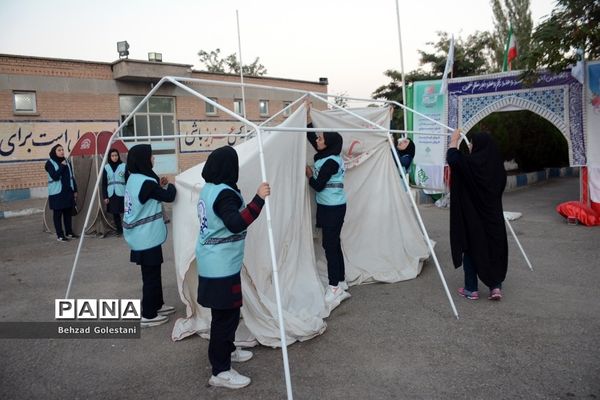 اختتامیه اردوی اعضای دختر سازمان دانش‌آموزی قطب 5 آذربایجان غربی