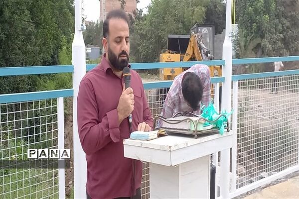 افتتاح پل بتنی در محمودآباد
