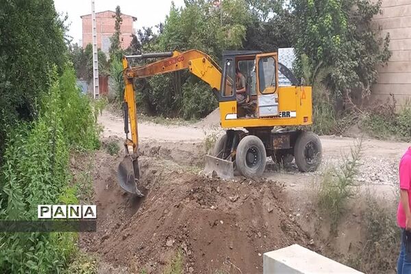 افتتاح پل بتنی در محمودآباد