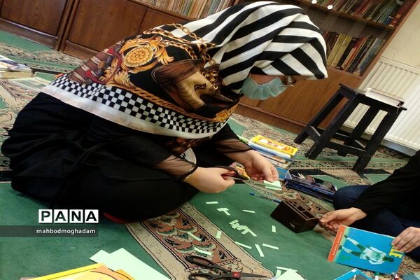 حضور فعال شورای دانش‌آموزی دبیرستان شهیده قزوینی منطقه ۱۳ در پروژه مهر