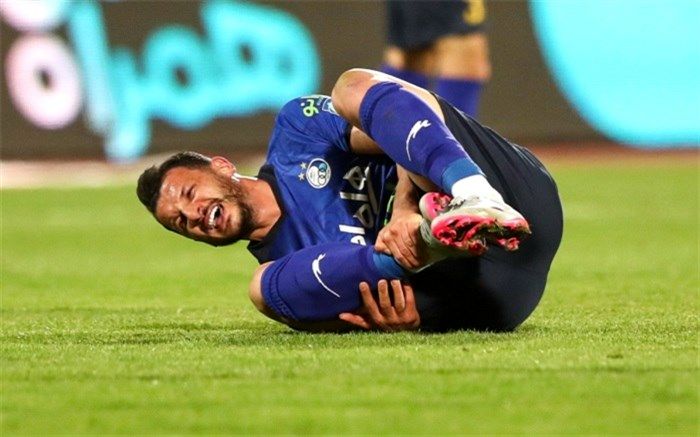 مهاجم استقلال بازی برابر نساجی را از دست داد