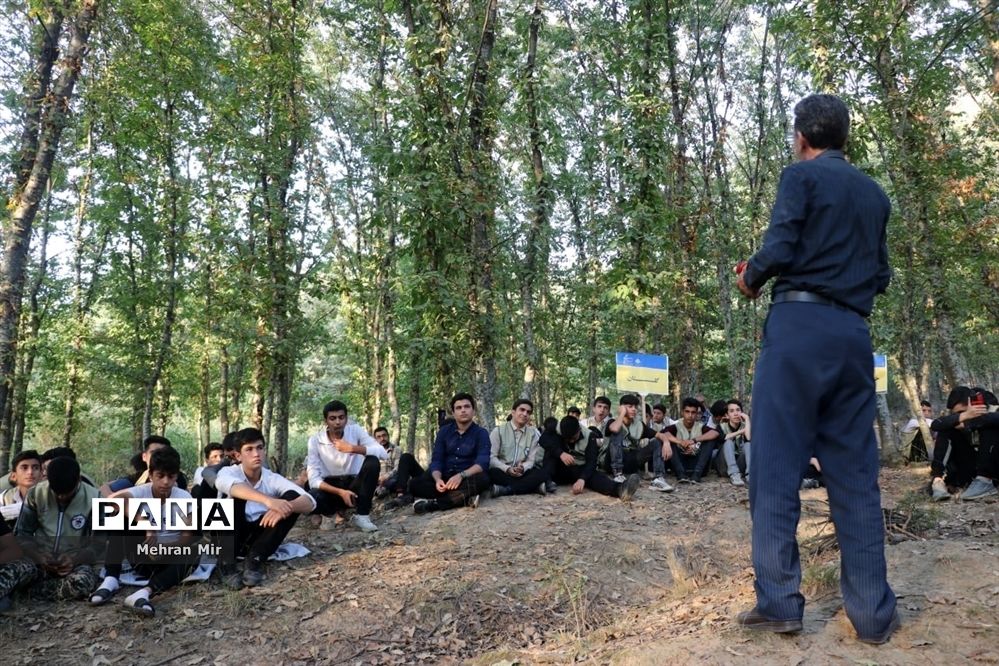 اردوی قطبی پسران عضو سازمان دانش‌آموزی استان گلستان