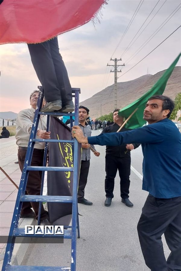 برپایی موکب سازمان دانش‌آموزی در شهرکرد