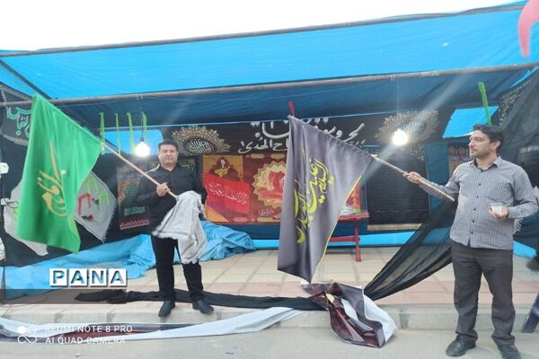 برپایی موکب سازمان دانش‌آموزی در شهرکرد