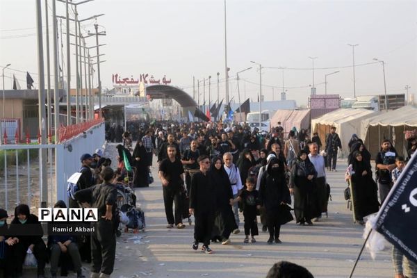 میزبانی مرز تمرچین از زائران اربعین