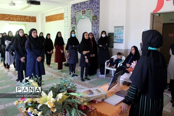 مانور بازگشایی مدارس در دبیرستان توحید