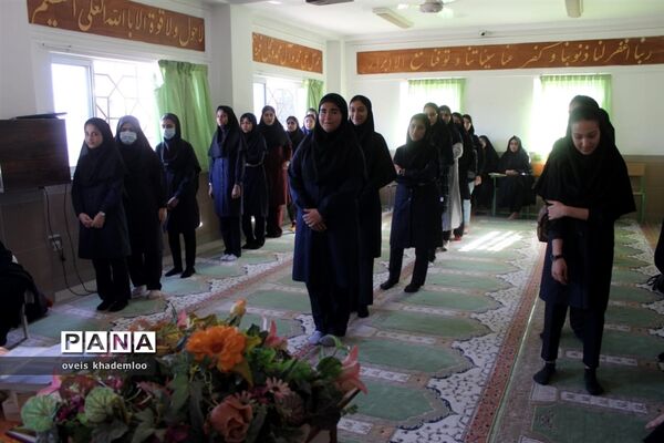 مانور بازگشایی مدارس در دبیرستان توحید