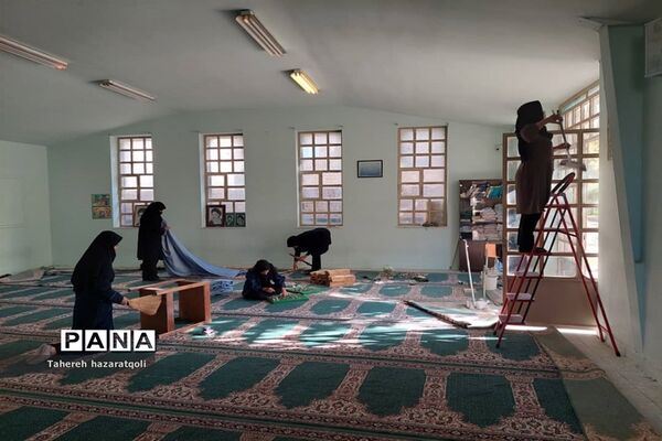 غبارروبی مدارس عصمت و نبوت صفادشت ملارد