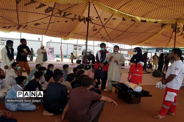 پذیرایی از زائران پاکستانی اربعین در مرز بین‌المللی ریمدان