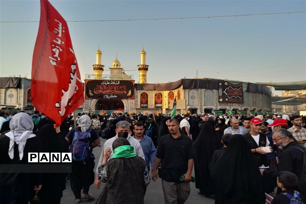 سیل عاشقان حسینی در کربلا