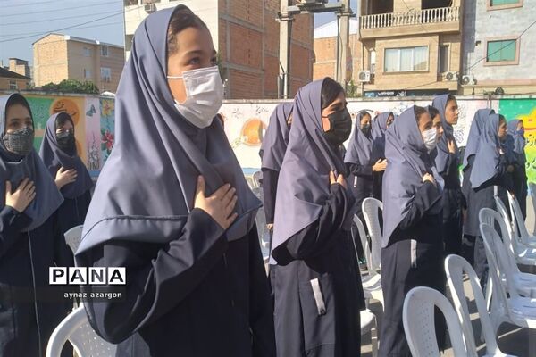 مانور بازگشایی مدارس قائمشهر