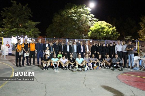 برگزاری اختتامیه مسابقات بسکتبال سه نفره