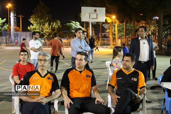برگزاری اختتامیه مسابقات بسکتبال سه نفره