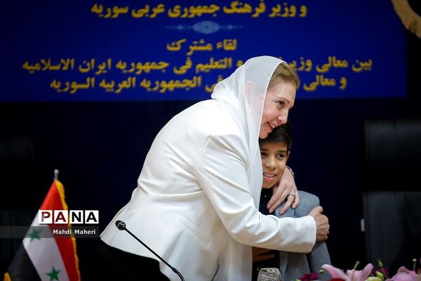 نشست مشترک وزیر آموزش و پرورش با وزیر ‌فرهنگ سوریه
