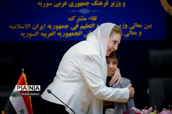 نشست مشترک وزیر آموزش و پرورش با وزیر ‌فرهنگ سوریه