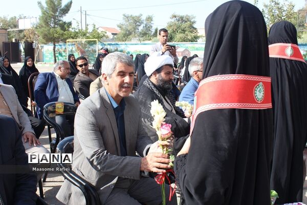 افتتاح مدرسه خیرساز شاهد رهبرنیا در شهرستان گلبهار