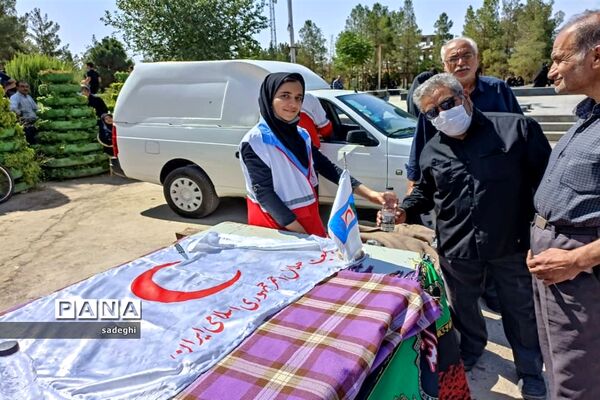 پیاده‌روی جاماندگان اربعین در شهرستان مبارکه استان اصفهان