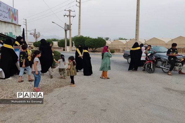 شروع به‌کار موکب جاماندگان اربعین در منطقه کاکی