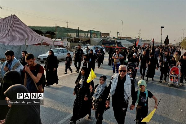 در مسیر بهشت، حضور کودکان و نوجوانان در راهپیمایی اربعین حسینی