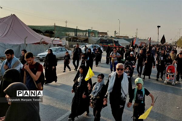 در مسیر بهشت، حضور کودکان و نوجوانان در راهپیمایی اربعین حسینی