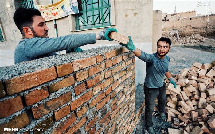 برگزاری اردوی جهادی عهد خدمت توسط دانشجویان بسیجی دانشگاه‌های شاهین‌شهر و میمه/فیلم