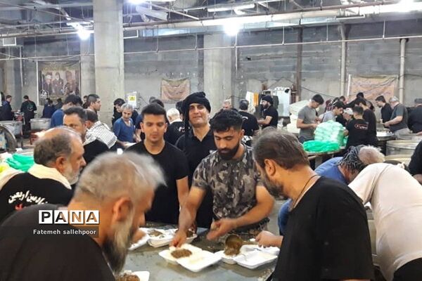 حضور موکب عظیم حسینی ستاد بازسازی عتبات عالیات شهرستان قرچک در نجف