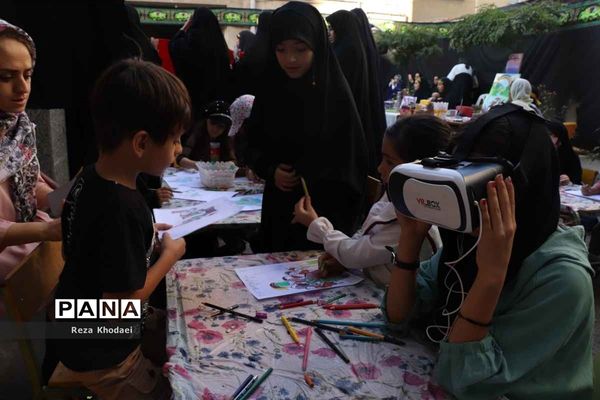 موکب دانش‌آموزی جاماندگان اربعین در تبریز