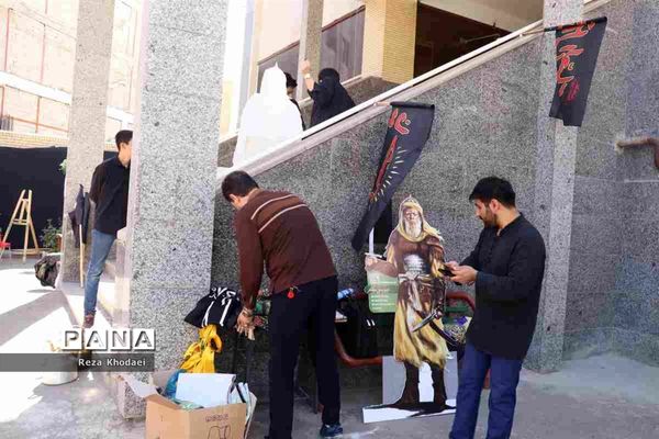 موکب دانش‌آموزی جاماندگان اربعین در تبریز