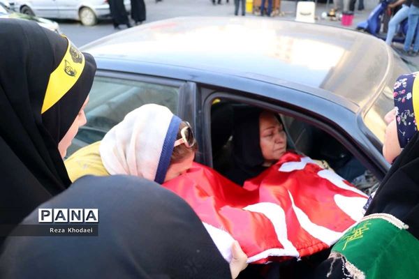 موکب دانش‌آموزی جاماندگان اربعین در تبریز