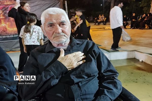 برگزاری موکب جاماندگان اربعین سید و سالار شهیدان در بوستان طاووسیه سعدی شیراز