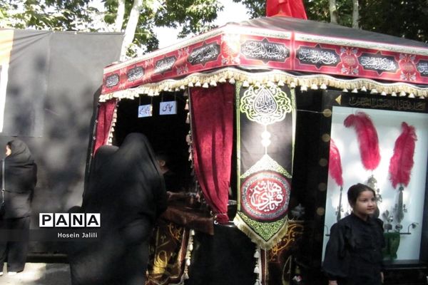 راهپیمایی جاماندگان اربعین حسینی در شهرستان اقلید استان فارس