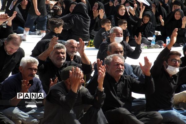 راهپیمایی جاماندگان اربعین حسینی در شهرستان اقلید استان فارس