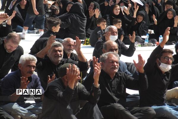 راهپیمایی جاماندگان اربعین حسینی در شهرستان اقلید استان فارس
