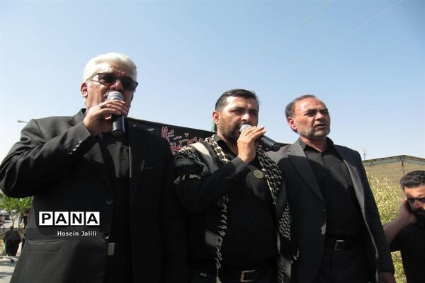 راهپیمایی جاماندگان اربعین حسینی در شهرستان اقلید استان فارس