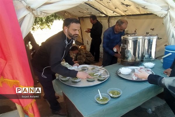 راهپیمایی جاماندگان اربعین حسینی در شهرستان اقلید استان فارس
