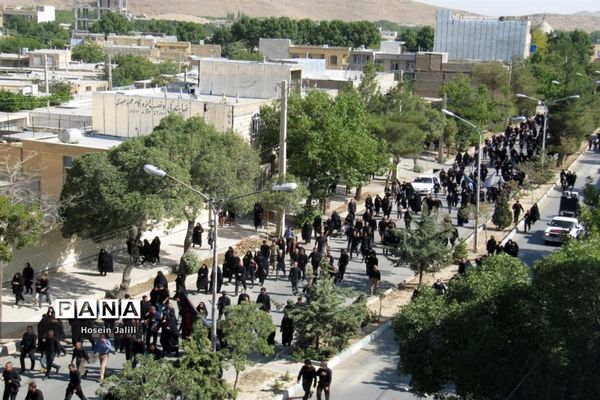 راهپیمایی جاماندگان اربعین حسینی در شهرستان اقلید استان فارس