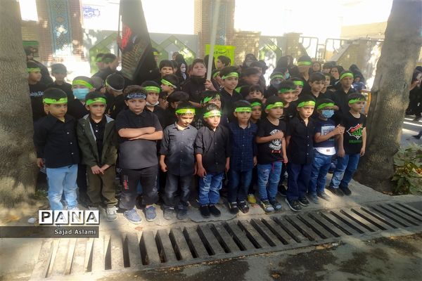 راهپیمایی جاماندگان اربعین حسینی در شهرستان اقلید استان فارس