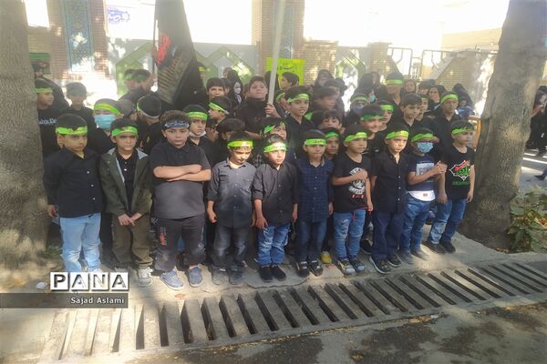 راهپیمایی جاماندگان اربعین حسینی در شهرستان اقلید استان فارس