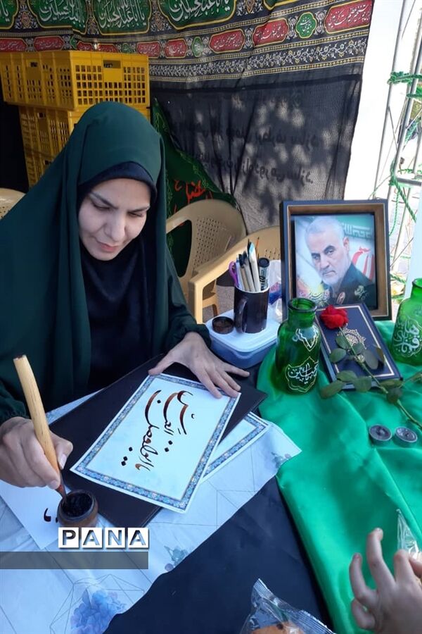 پیاده‌روی عاشقان جامانده از اربعین حسینی در البرز