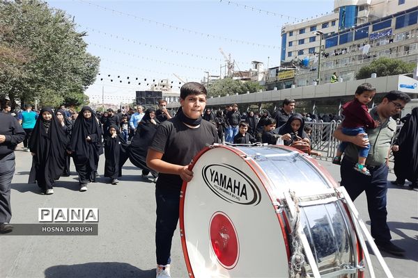 مراسم اربعین حسینی در جوار حرم مطهر رضوی