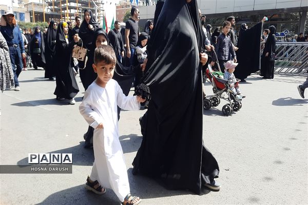 مراسم اربعین حسینی در جوار حرم مطهر رضوی