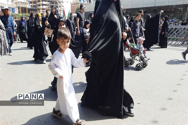 مراسم اربعین حسینی در جوار حرم مطهر رضوی