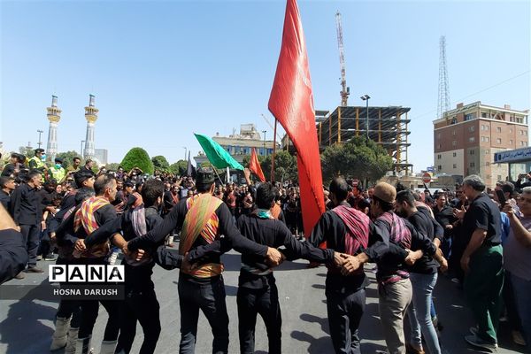 مراسم اربعین حسینی در جوار حرم مطهر رضوی