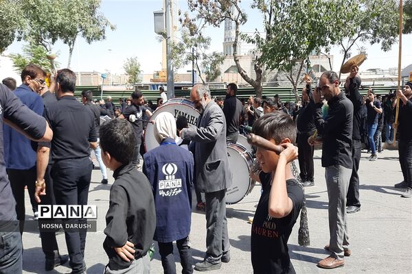 مراسم اربعین حسینی در جوار حرم مطهر رضوی