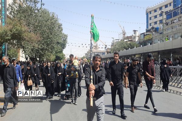 مراسم اربعین حسینی در جوار حرم مطهر رضوی