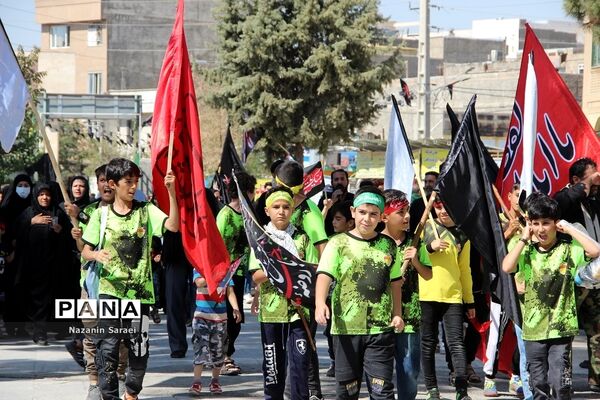 شورحضور جاماندگان کربلای حسینی در راهپیمایی اربعین اسلامشهر