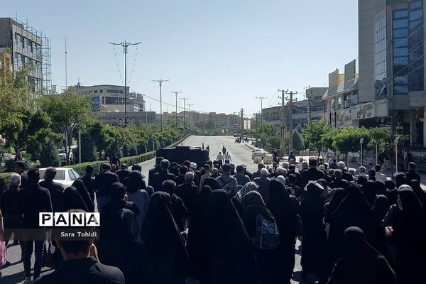 مراسم با شکوه پیاده‌روی جاماندگان اربعین حسینی در شهرستان پردیس