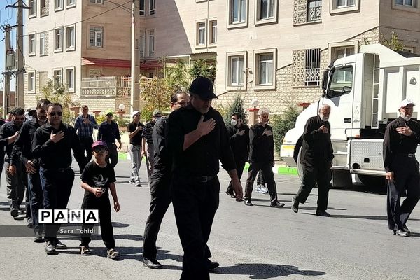 مراسم با شکوه پیاده‌روی جاماندگان اربعین حسینی در شهرستان پردیس