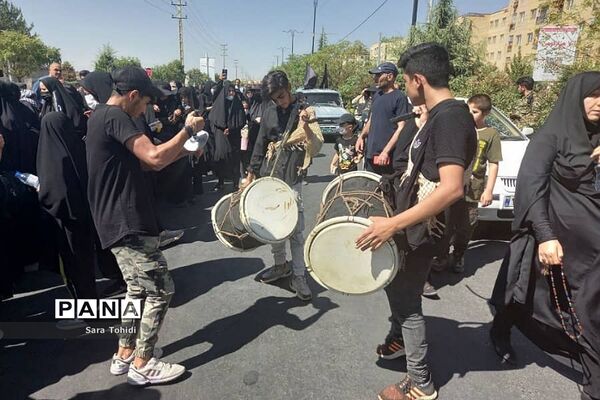 مراسم با شکوه پیاده‌روی جاماندگان اربعین حسینی در شهرستان پردیس